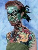Winner: face paint 2013 Australian Body Art Carnivale, Lauren Edmonds